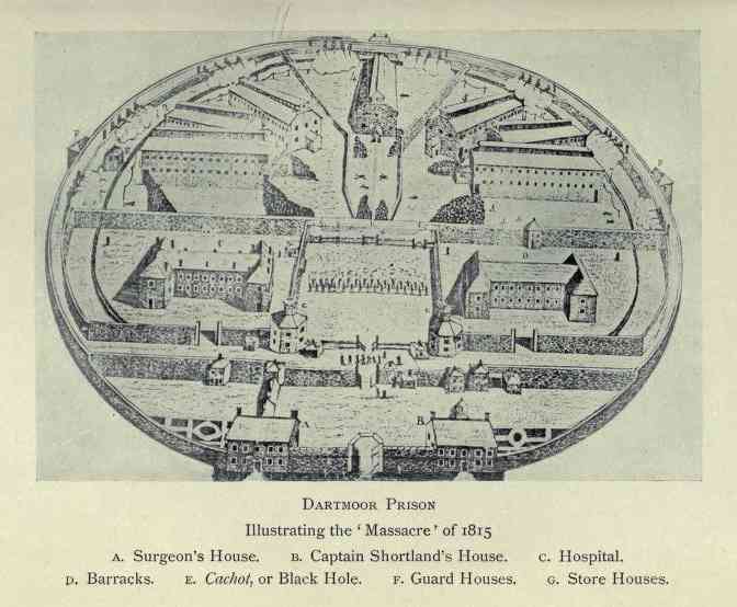 Image result for photos of dartmoor prison War of 1812